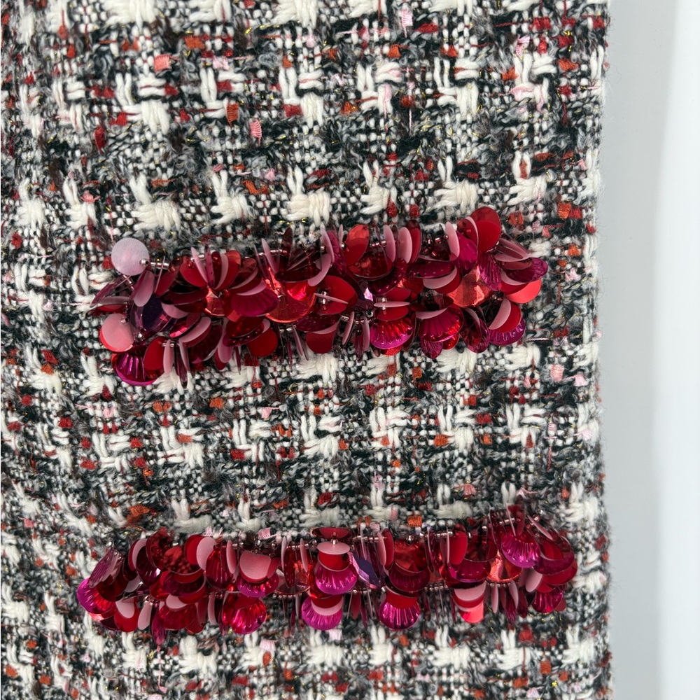 Tuckernuck Winterberry Sequin Tweed Jackie Dress Size Small - Picture 4 of 7